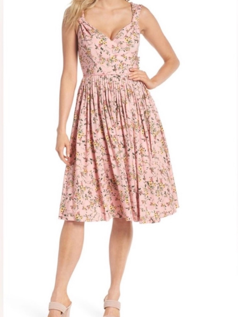 Gal Meets Glam “Sarah” Romantic Pink Dress sz 2